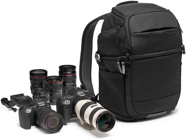 Alt view image 5 of 5 - Manfrotto Advanced Fast III Professional Camera Backpack for Reflex/Mirrorless with Lenses and Laptop, with Interchangeable Padded Dividers, Side Access, Tripod Mount