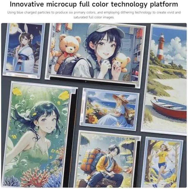 Alt view image 5 of 5 - Waveshare 7.3inch 6-Color E-Paper Display Module, Compatible with Raspberry Pi 5/4B/3B/Zero/Zero W/Zero 2W/Pico/Pico W/Pico WH, Support Jetson Nano/Jetson Orin Nano