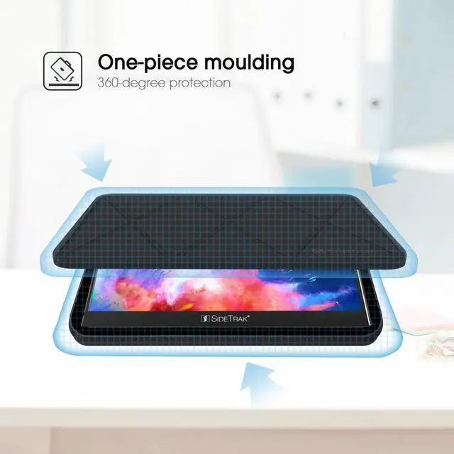 Alt view image 2 of 5 - Smatree 15inch Protective Hard Sleeve Case for Portable Monitor and Laptop, Compatible with 15.6/15.8 SideTrak Solo Pro Bag, Travel Business Work Notebooks Carrying Case