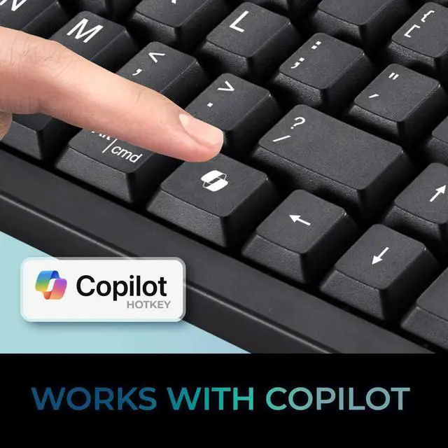 Alt view image 2 of 5 - Adesso EasyTouch 445 Multi-Channel Wired Touchpad Keyboard, Black (AKB-445UB)