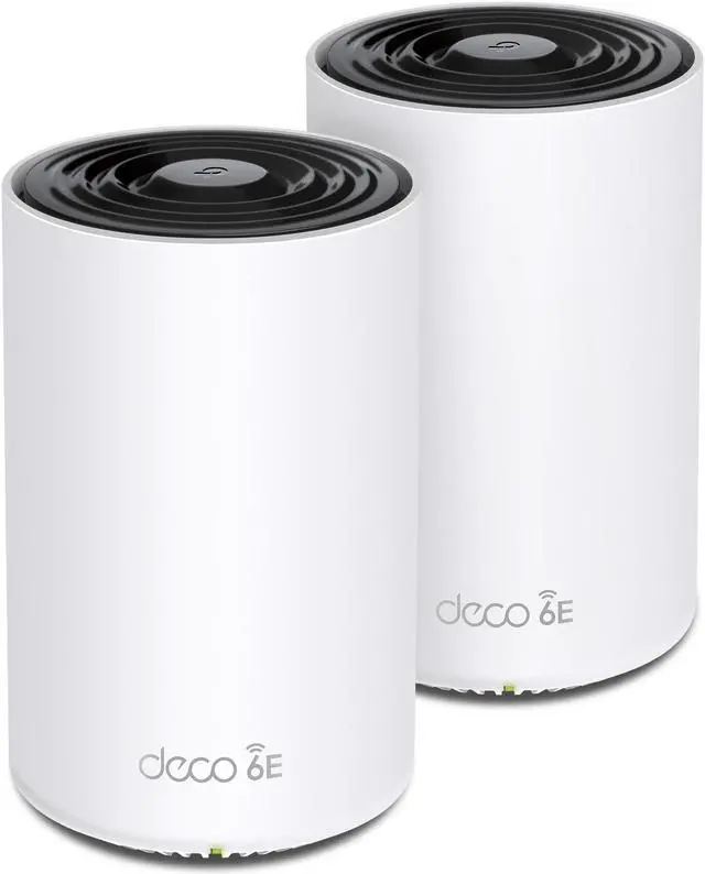 Main image of TP-Link Deco AXE4900 Tri-Band WiFi 6E Mesh WiFi System (Deco XE70 Pro) 2.5G WAN/LAN Ports 4.9 Gbps Wi-Fi 5,500 Sq. Ft Coverage Connect up to 200 Devices New 6 GHz Band 2-Pack 2024 Release