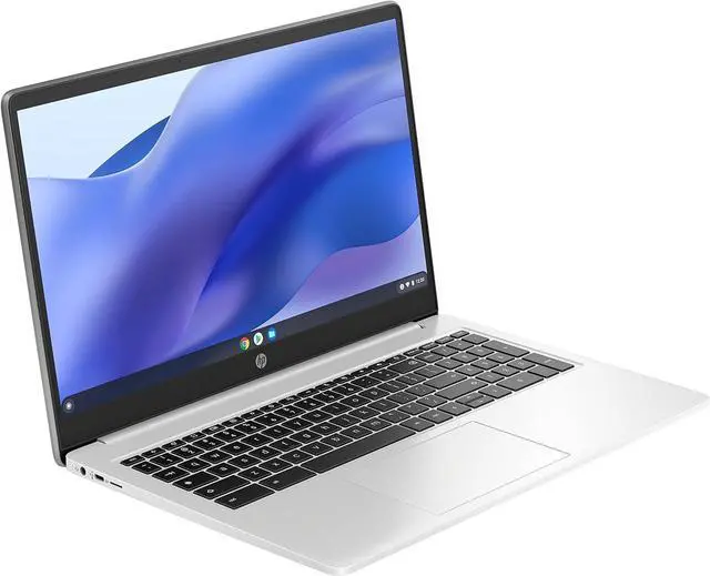 Alt view image 3 of 4 - HP 15.6 HD Premium Chromebook, Intel Celeron N Processor 3.7GHz Turbo Speed, 8GB Ram, 64GB SSD, Ultra-Fast WiFi Up to 1700 Mbps, Chrome OS, Arctic Sliver