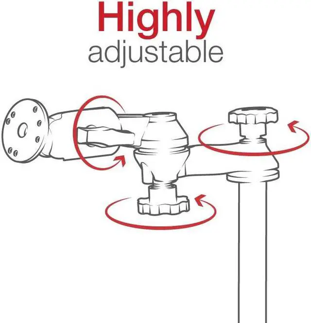 Alt view image 5 of 5 - RAM MOUNTS No-Drill Laptop Mount for '19-24 Dodge Ram 1500 Pickup Trucks RAM-VB-186ST1-SW1
