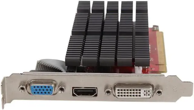 Alt view image 4 of 5 - maxsun AMD Radeon R5 220 1GB Graphics Card GPU (DVI-I, HDMI, VGA) - Low Profile Ready
