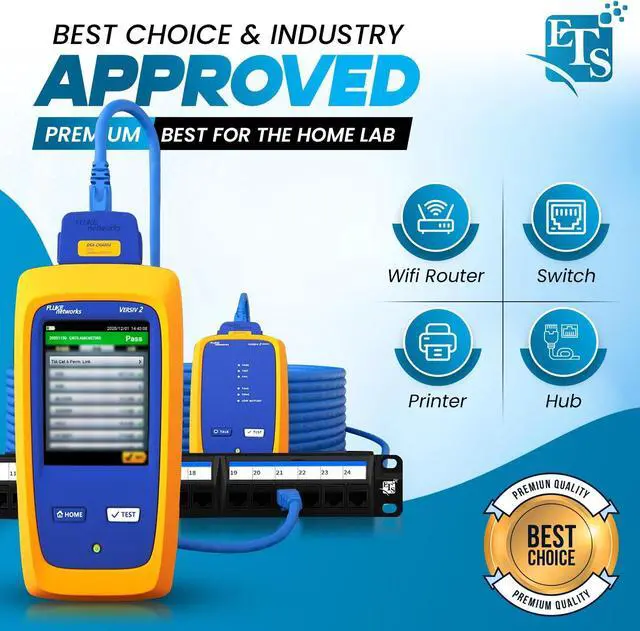 Alt view image 5 of 5 - ETS 24 Port CAT6 Pass Through Coupler Patch Panel with Back Bar, Compatible with Cat5, Cat5e, Cat6, Cat6A, Loaded with Unshielded keystones