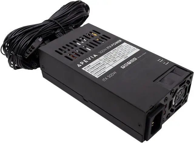 Main image of Apevia ITX-AP300W Mini-ITX/Flex ATX / 1U 300W for POS AIO System Desktop Gaming Server Small Form Factor (Flex ITX) Computer Power Supply
