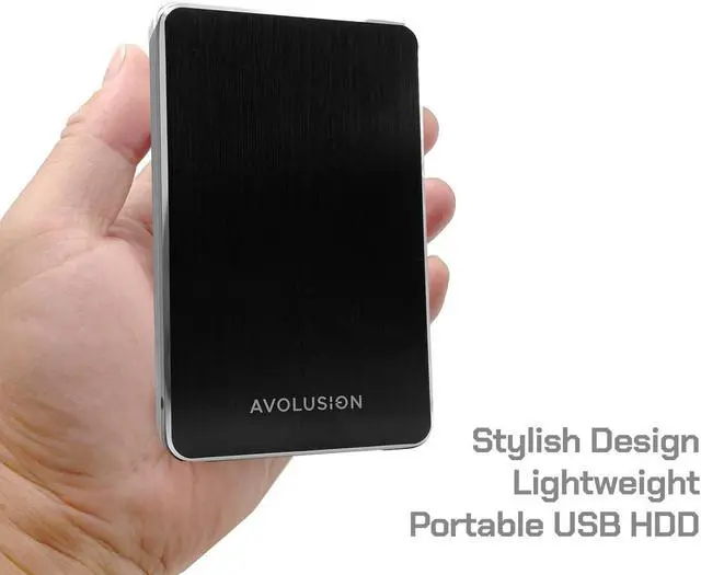 Alt view image 5 of 5 - Avoluxion M2 Series 1TB USB 3.0 Portable External Hard Drive (for PS5 / PS4 Game Console) - 2 Year Warranty