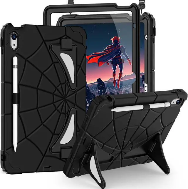 Main image of Auizotl Case for iPad (A16) 11'' 11th/10th Generation 10.9'' 2025/2022,Kids Friendly iPad Case 10th Generation with Screen Protector,Heavy Duty Shockproof Cover for i Pad 11.0/10.9 Inch,Black