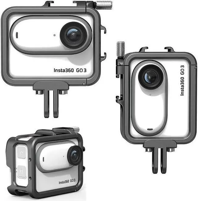 Main image of Coyktonty Metal Cage/Metal Protective Frame for Insta360 GO 3/GO 3S,Attachable microphone, fill-in light