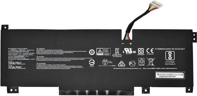 Main image of HBFVG BTY-M492 Laptop Battery Replacement for MSI Katana GF66 GF76 11UC 11UD 11UE 11SC 12UE 12UGS Katana 15 17 B13VEK B13VFK B13VGK Pulse GL66 11UCK 11UDK Crosshair 15 A11UCK 17 A11UCK Series (White)