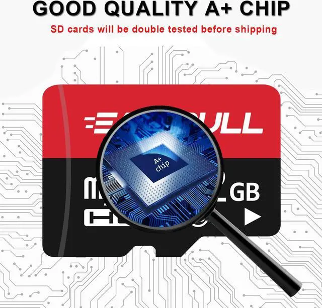 Alt view image 2 of 5 - 32GB 10-Pack of Micro SD Cards, EASTBULL SD Memory Cards 32GB SD Cards Pack Full HD Video 90MB/s UHS-I U1 Micro SDHC Class 10 for Surveillance Security Cam (10 Units and 2 Adapters)