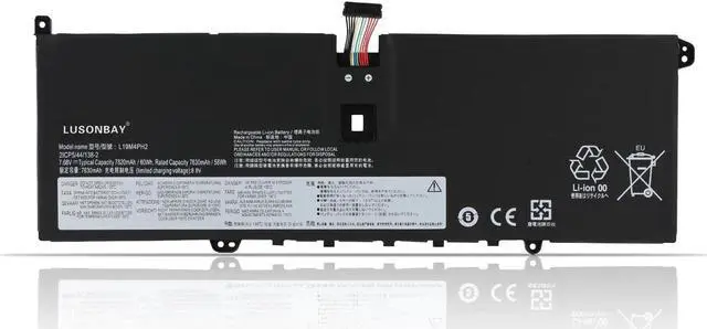 Main image of LUSONBAY L19M4PH2 L19C4PH2 Laptop Battery for Lenovo Ideapad Yoga 9i (14) 9-14ITL5 82BG Yoga Pro 14c ITL 20215B10Z33896 5B10Z33895 SB10Z33898
