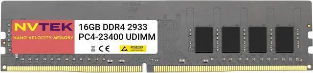NVTEK 16GB (1X16GB) DDR4 2933MHZ PC4-23400 UDIMM 2Rx8 CL21