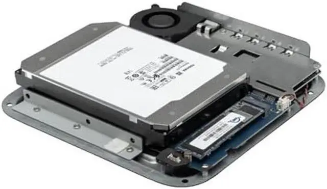 Alt view image 5 of 5 - OWC 6TB (4TB HDD 7200 RPM, 2TB NVMe m.2 SSD) miniStack STX Stackable Storage and Thunderbolt Hub Xpansion Solution