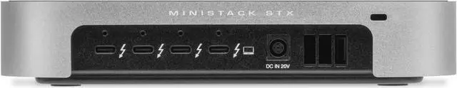 Alt view image 3 of 5 - OWC 6TB (4TB HDD 7200 RPM, 2TB NVMe m.2 SSD) miniStack STX Stackable Storage and Thunderbolt Hub Xpansion Solution