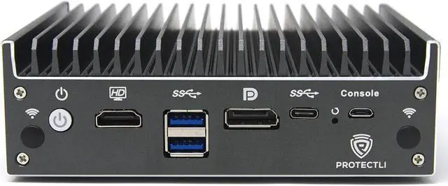 Alt view image 2 of 4 - Protectli Vault Pro VP2410, 4 Port, Firewall Micro Appliance/Mini PC - Intel Celeron J4125, DDR4 RAM, M.2 SATA Storage, AES-NI, Barebones