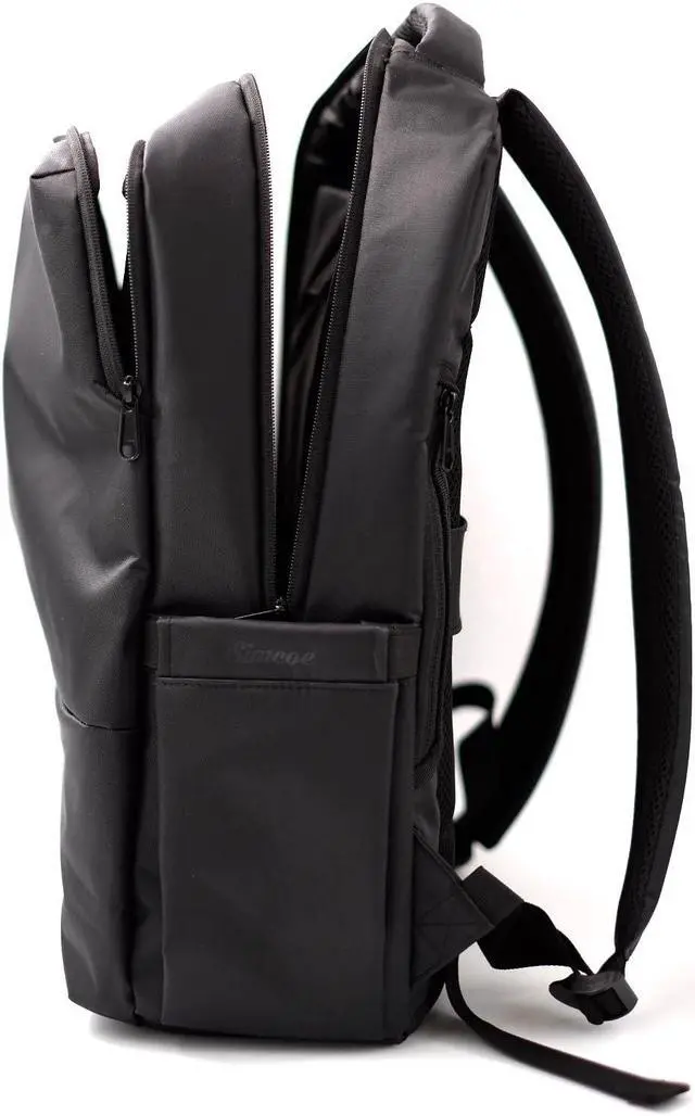 Alt view image 2 of 5 - Simcoe Laptop Backpack for Work and Travel, 20L, Manning (Triple Black)