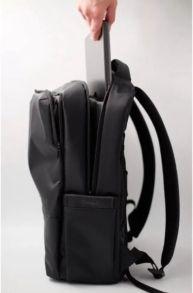 Alt view image 5 of 5 - Simcoe Laptop Backpack for Work and Travel, 20L, Manning (Triple Black)