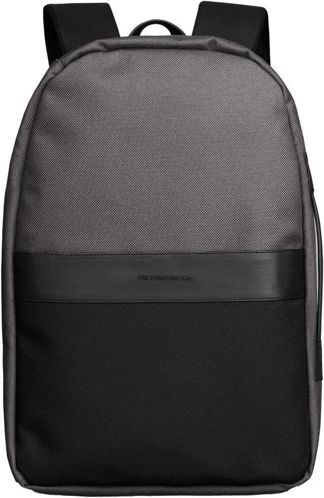 Alt view image 2 of 5 - The Frenchie Co. Super Light Ballistic Speed Backpack | Gray | Super Fast Access Work & Travel Laptop Backpack for Men | Anti-Theft Magnetic Closure | 13in computer |Ballistic Nylon 18L