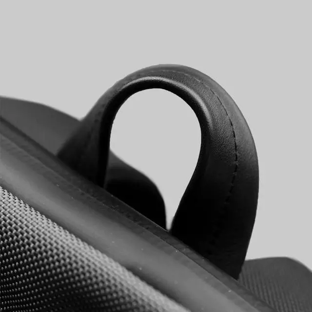 Alt view image 5 of 5 - The Frenchie Co. Super Light Ballistic Speed Backpack | Gray | Super Fast Access Work & Travel Laptop Backpack for Men | Anti-Theft Magnetic Closure | 13in computer |Ballistic Nylon 18L