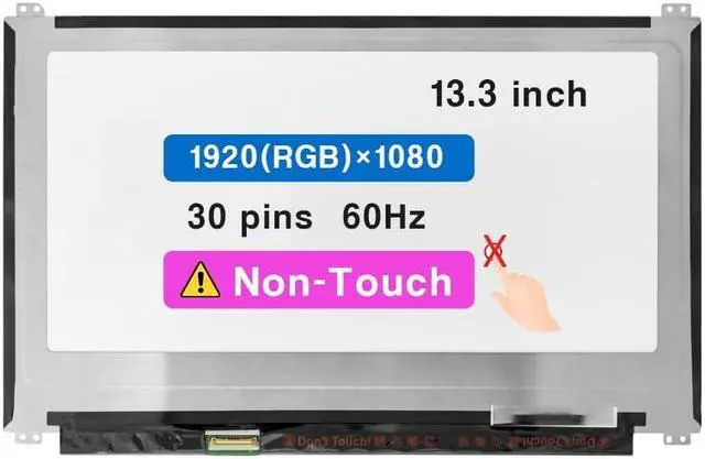 Main image of Screen Replacement for ASUS ZENBOOK UX305 UX305C UX305CA UX305F UX305FA UX305L UX305LA UX305U UX305UA Series 13.3" FHD 1920×1080 30 pin LCD Non-Touch Screen Display Panel