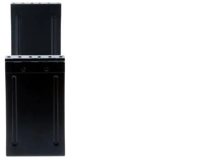 Alt view image 4 of 5 - CablesAndKits 2RU Hinged Patch Panel Wall Mounting Bracket