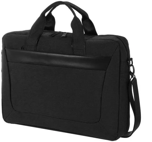 Main image of uxcell 14.1-15.4 Inch Laptop Briefcase Bag, Water-Resistant Laptop Shoulder Bag, Expandable Business Crossbody Bag, Multi-function Computer Carrying Bag for Travel College, Black