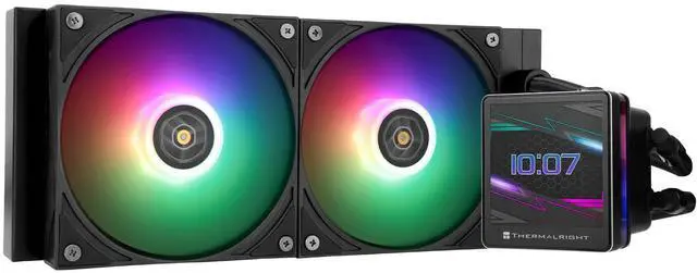 Main image of Thermalright Grand Vision 240 ARGB Black CPU AIO Cooler,PC 240 Specification Water Cooler System,IPS LCD Screen with 480x480 Resolution,for AM4/AM5;LGA1700/1851,High Performance Pump