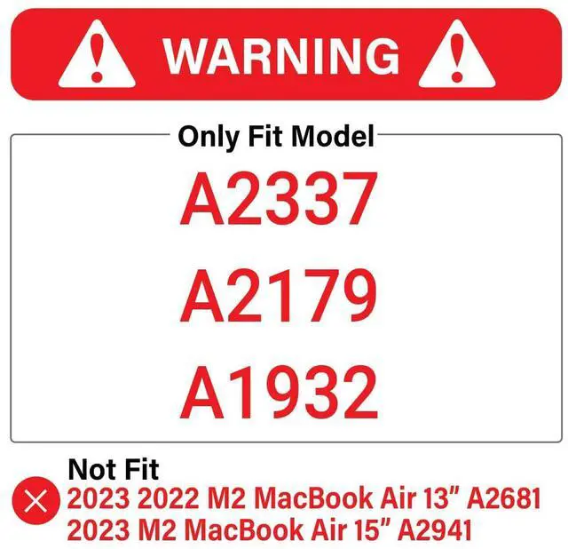 Alt view image 3 of 5 - IBENZER Compatible with New MacBook Air 13 inch case 2022 2021 2020 M1 A2337 A2179 A1932, Hard Shell Case for Mac Air 13 with Touch ID (2018-2022), Bow, AT13-BOW