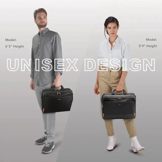 Alt view image 5 of 5 - Solo New York Focus 17.3 Inch Laptop Briefcase, Black