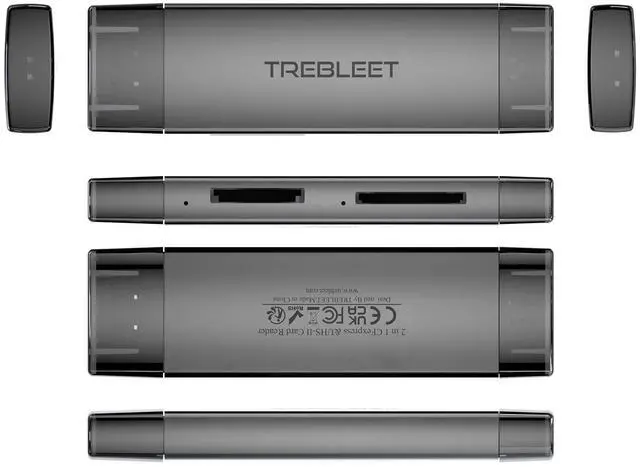Alt view image 5 of 5 - CFexpress Type A and SD UHS-II Dual-Slot Memory Card Reader, USB 3.2 10Gbps 2 in 1 USB C & USB A Port, OTG for iPhone 15 Pro/16 Pro/iPad Pro/PC/Laptop/Smart Phone/Tablet