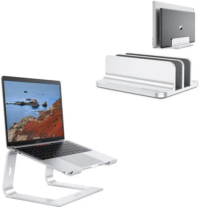 Main image of OMOTON Laptop Stand and Double Vertical Laptop Stand