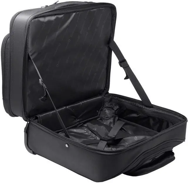 Alt view image 3 of 5 - Alpine Swiss Rolling Laptop Briefcase Wheeled Overnight Carry on Bag Up to 15.6 Inches Notebook - Carries Legal Size Files