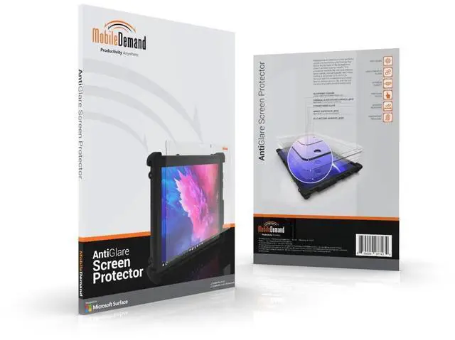 Alt view image 3 of 3 - MobileDemand Premium Glass Anti-Glare Screen Protector for Microsoft Surface Pro 7, 6, 5 (LTE), 4 - Sunlight Viewable - Chemically Strengthened Glass, Scratch and Chip Protection, Optimum Clarity