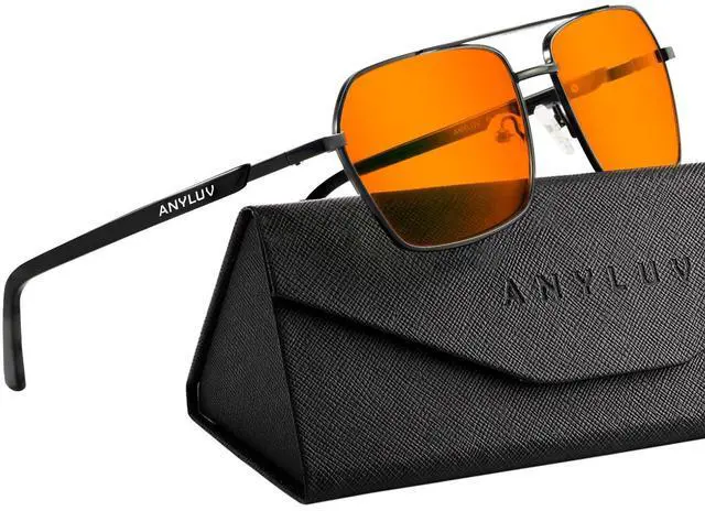 Main image of ANYLUV Blue Light Glasses Men/Women, Blue Light Blocking Glasses, Computer Screen Blocker Eyes Protection Glasses
