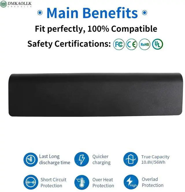 Alt view image 3 of 5 - PA5109U-1BRS PABAS272 Battery for Toshiba Satellite S75-B C75 C75D-B C75D-C C55 C75D-B7100 C75D-B7304 C75D-A7223 L75-B7150 L75D-A7284 S75-A7334 C55D-A5381 C55-A5135 C55-A5172 PA5110U-1BRS PA5108U-1BRS