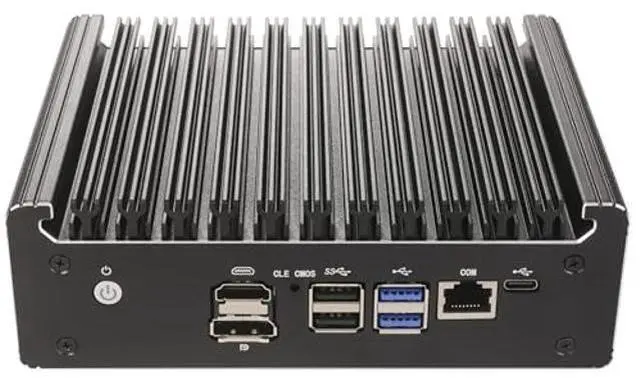 Alt view image 3 of 5 - Dozlzyp 6 Port i226 2.5G Firewall Micro Appliance, Fanless Firewall Mini PC Alder Lake-N N100, HDMI, DP, Type-C, 4xUSB, AES-NI VPN Router Support pfsense Openwrt, WiFi Slot, 8GB DDR4 128GB NVMe