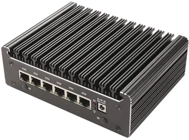 Alt view image 2 of 5 - Dozlzyp 6 Port i226 2.5G Firewall Micro Appliance, Fanless Firewall Mini PC Alder Lake-N N100, HDMI, DP, Type-C, 4xUSB, AES-NI VPN Router Support pfsense Openwrt, WiFi Slot, 8GB DDR4 128GB NVMe