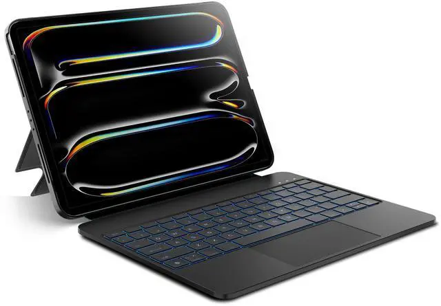 Main image of edaiser Detachable Keyboard Case for Apple iPad Pro 13 inch (M4) 2024: Wireless Backlit Keyboard with Trackpad, Magnetic Protective Cover