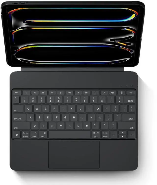 Alt view image 4 of 5 - edaiser Detachable Keyboard Case for Apple iPad Pro 13 inch (M4) 2024: Wireless Backlit Keyboard with Trackpad, Magnetic Protective Cover
