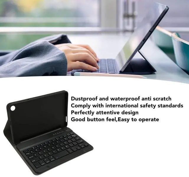 Alt view image 3 of 5 - Focket Keyboard Case for Alldocube Iplay50 Mini, Removable Bluetooth Keyboard Stand Cover Case for Alldocube iPlay 50 Mini Including Bluetooth Keyboard and PU Keyboard Case Cover