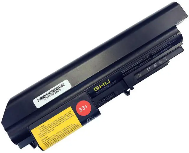 Alt view image 2 of 5 - GHU New Battery 33+ 48 WH Replacement for 43R2499 42T4644 41U3198 42T4677 Compatible with Lenovo Thinkpad R61 T400 R400 42T4531 42T5225 42T5229 42T5226 42T5264 41U3196 42T5225 42T5262