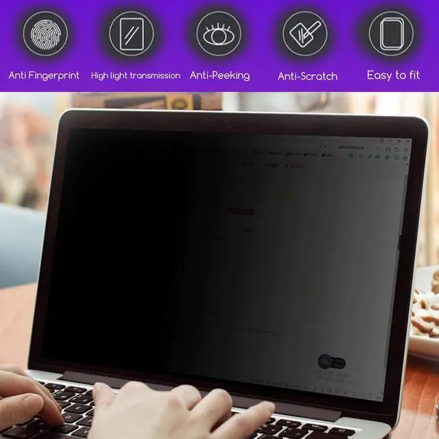 Alt view image 5 of 5 - KEANBOLL Privacy Tempered Glass Screen Protector Designed for MacBook Pro 14 inch (M4 M3 M2 M1 Pro/Max Chip), Privacy Protection Technology-Tempered Glass-Anti-Peeping-9H Hardness-Anti-Fingerprint