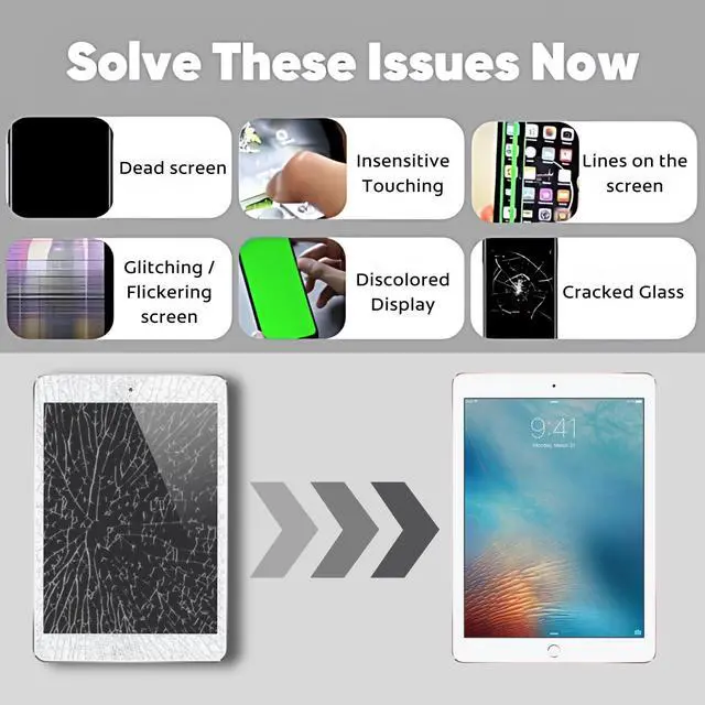 Alt view image 3 of 5 - 10.9'' True Original OEM LCD Screen Replacement Display Digitizer for iPad Air 4th Gen A2072 A2316 A2324 A2325 with Tool Set,Screens for The ipad with Free Repair Service(Service Pack)