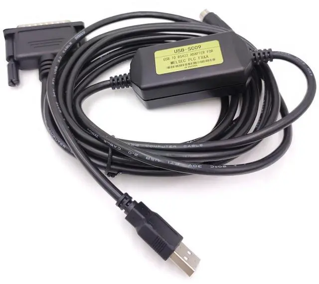 Alt view image 4 of 5 - LITKEQ USB-SC09 USB Programming Cable for Mitsubishi PLC FX and A Series, Compatible with F2/A00/A1S and FX2N/1N/1S