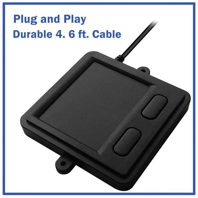 Alt view image 2 of 5 - MCSaite Wired USB Touchpad, Portable Trackpad Fit with Professional or Industrial Use for Computer Laptop Mac Notebook