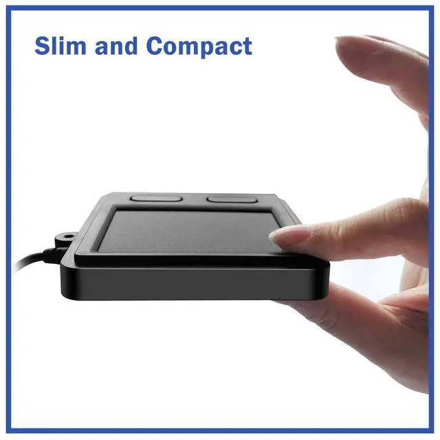 Alt view image 5 of 5 - MCSaite Wired USB Touchpad, Portable Trackpad Fit with Professional or Industrial Use for Computer Laptop Mac Notebook