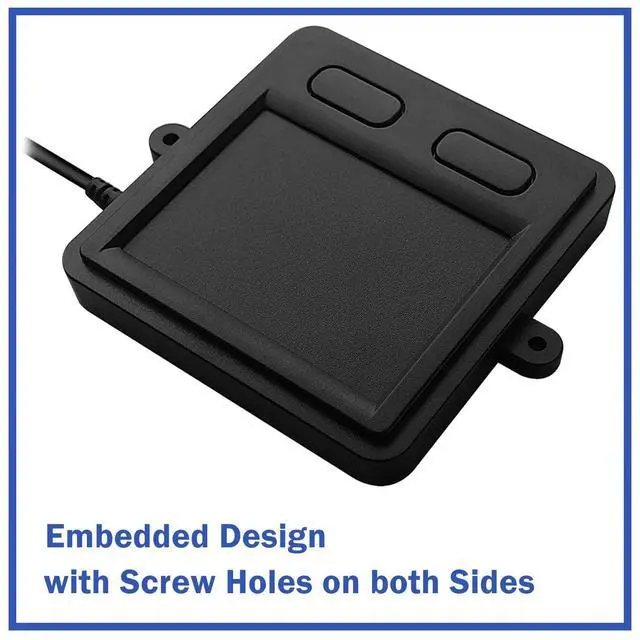 Alt view image 4 of 5 - MCSaite Wired USB Touchpad, Portable Trackpad Fit with Professional or Industrial Use for Computer Laptop Mac Notebook