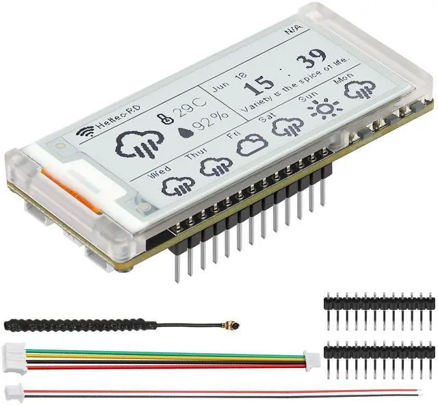 Main image of Vision Master E213 ESP32-S3R8 LoRa Development Board SX1262 Chip with 2.13" E-Ink Display LoRaWAN BLE 5.0 WiFi Compatible with Arduino LoRa Meshtastic IoT(902-928MHz