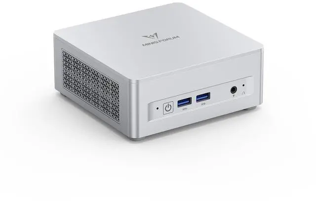 Main image of MINISFORUM UM870 Slim Mini PC Barebone AMD Ryzen 7 8745H Mini Computer(8C/16T, Up to 5.0GHz), Support DDR5 RAM,M.2 2280 SSD,8K@60Hz HDMI 2.1/USB4 Output, WIFI6E/BT5.3/Auto Power On(No DDR&SSD&OS)